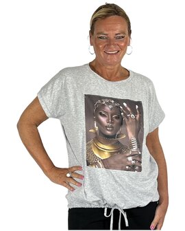 Shirt Africa (Grijs)