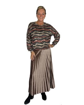 Rok Velours (Taupe)