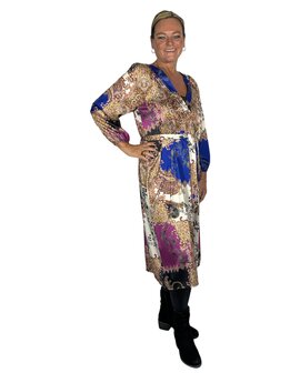 Jurk Chrissy (Kobalt Blauw)