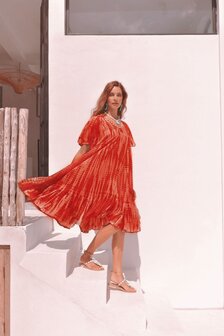 Jurk Joni Moonstone (Hot Coral)