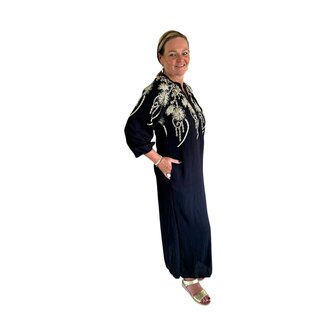 Jurk Dubai (Zwart/Goud)