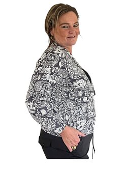 Bomberjack Joan (grijs/room)