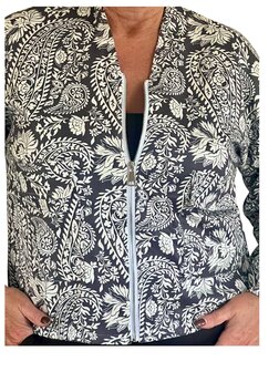 Bomberjack Joan (grijs/room)