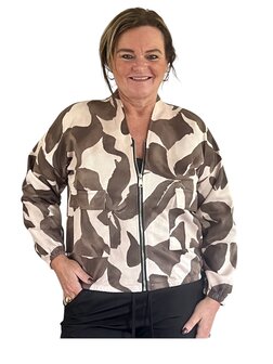 Bomberjack Gaby (groen/room)