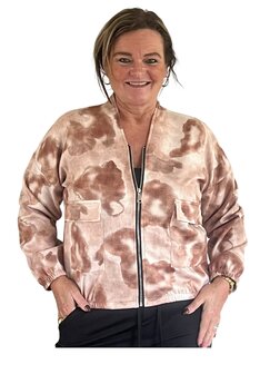 Bomberjack Maeve (roest bruin/room)