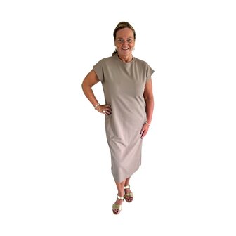 Jurk Happy (Taup&eacute;)