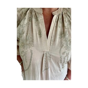 Jurk Dubai (Zand/Goud)