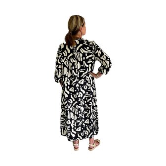 Jurk Paris (Zwart/room)