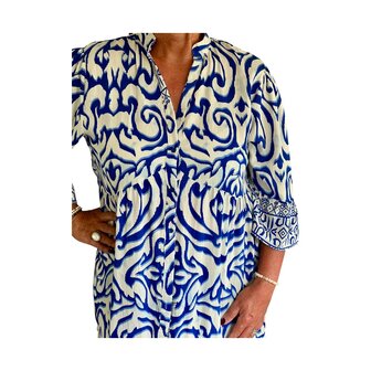 Jurk Monaco (Kobalt/room)