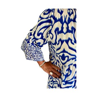 Jurk Monaco (Kobalt/room)