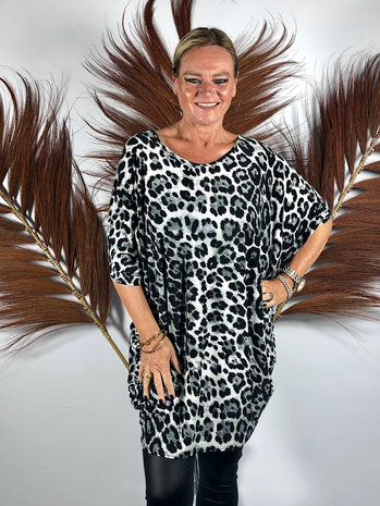 Top Sari (Panter zwart)