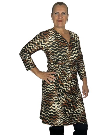 Jurk Coco (Roest Bruin)