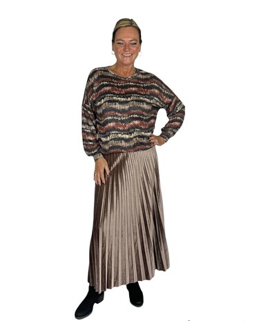 Shirt Zigzag (Steenrood)