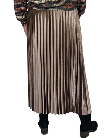 Rok Velours (Taupe)