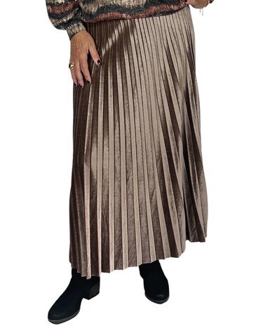 Rok Velours (Taupe)