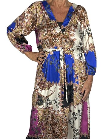 Jurk Chrissy (Kobalt Blauw)