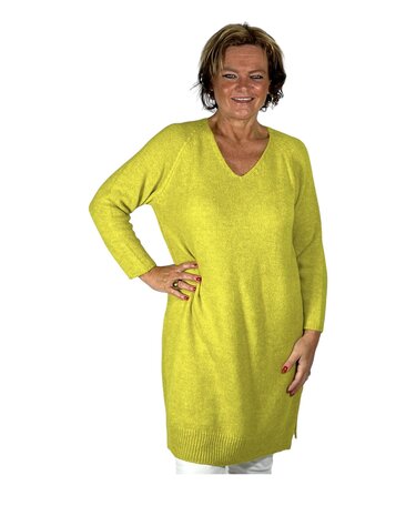 Jurk / Trui Elsa (Lime)