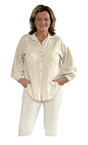Blouse Roos (Zand)