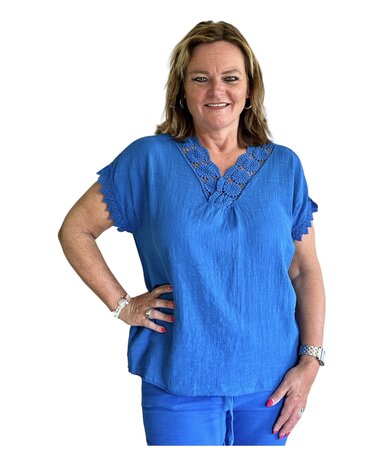 Blouse Imre (Kobalt Blauw)