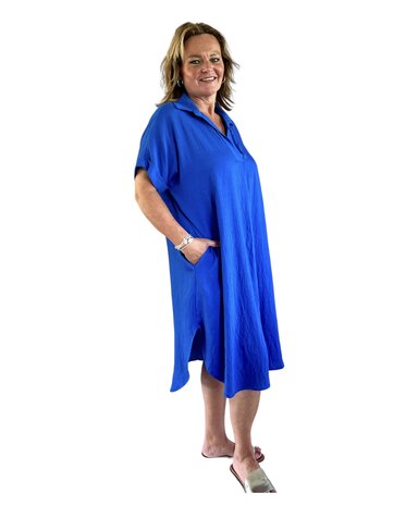 Jurk Monaco (Kobalt Blauw)