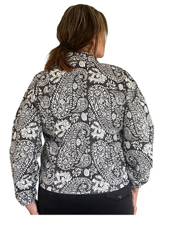 Bomberjack Joan (grijs/room)