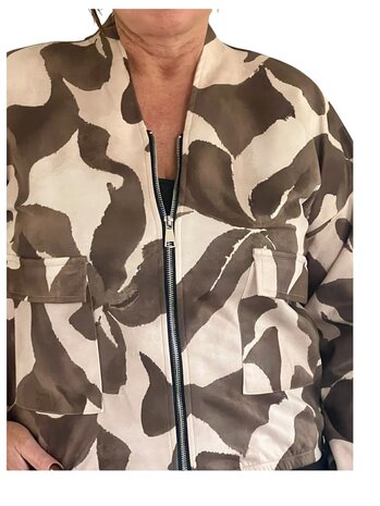 Bomberjack Gaby (groen/room)