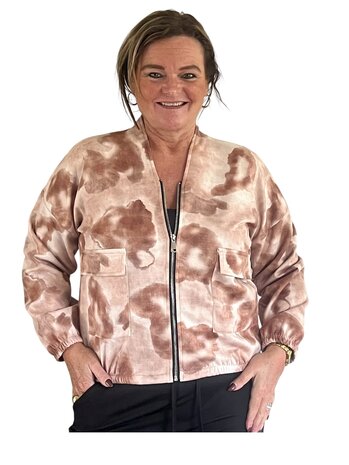 Bomberjack Maeve (roest bruin/room)