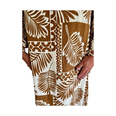 Jurk Kos (Roest/room)