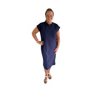 Jurk Happy ( Donkerblauw)
