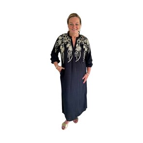 Jurk Dubai (Zwart/Goud)