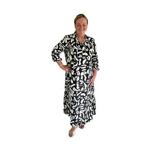 Jurk Paris (Zwart/room)